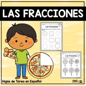 Preview of Las fracciones | Spanish Worksheets