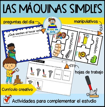 Preview of Las máquinas simples | Simple Machines Study in Spanish