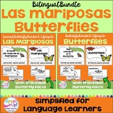 Bilingual mariposas - el ciclo de vida Butterfly Reader & 