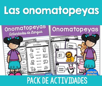 Preview of Las onomatopeyas | Pack de actividades