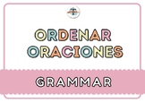 Las oraciones | ordenar oraciones en español | building se