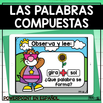 Preview of Las palabras compuestas | Spanish PowerPoint