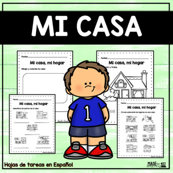 Preview of Mi casa, mi hogar |  Spanish Worksheets