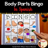 Las partes del cuerpo - Body Parts Bingo in Spanish