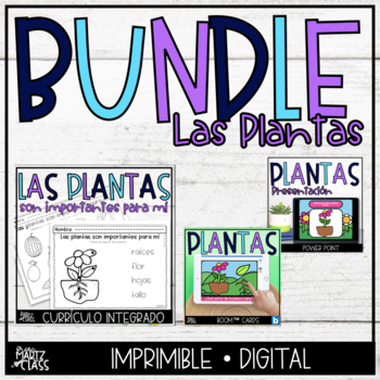 Preview of Las plantas | Bundle | Plants in Spanish