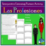 Las Profesiones - Professions - Interpretive Listening Par