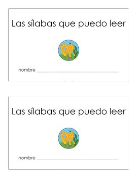 Really Good Stuff Libros de S?labas (Spanish Syllable Flip Books