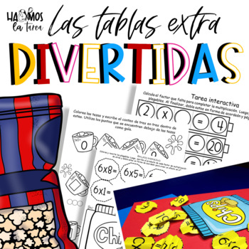 Preview of Multiplicación Spanish Worksheets (Las tablas de multiplicar del 1 al 10)