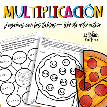 Preview of Multiplicación -  libreta interactiva