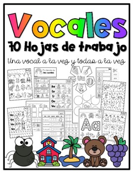 Mini libros: Las vocales- Guía de trabajo (Teacher-Made)