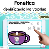 Las vocales | Juego de fonética en Español | Boom Cards