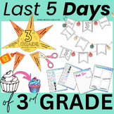 Last 5 days of 3rd grade Activities | Last Week of School 