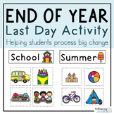 Last Day Activity: Goodbye School, Hello Summer | K-1 End 