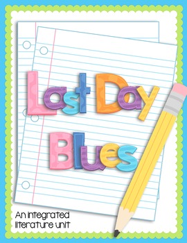 Preview of Last Day Blues - Complete Literature Unit