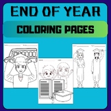 Last Day Of School, End Of Year Coloring Sheets Craft&Acti