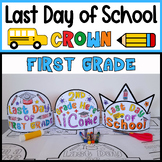 Last Day of First Grade Crown Craft | Last Day of School C