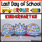 Last Day of Kindergarten Crown Craft | Last Day of School 
