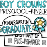 End of the Year Activities | Kindergarten Graduate Crowns 