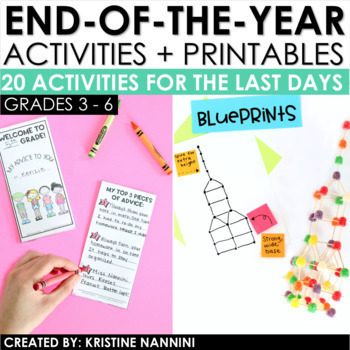 Preview of Last Day of School Activities | End of the Year Games and Printable