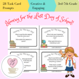 Last Day of School Activity Task Cards / End of the Year A