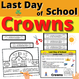 Last Day of School Crown Craft Summer Hat Coloring Activit