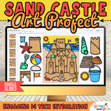 Digital Build A Sandcastle Art Project & Summer Writing Ac