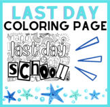 Last Day of School Doodle Coloring Page