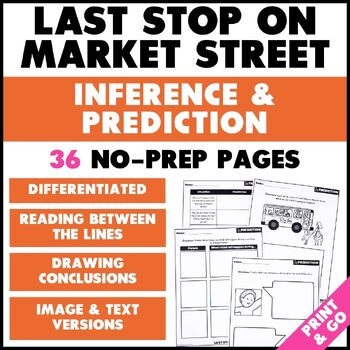 Last Stop on Market Street Writing Sequencing Coloring Activity