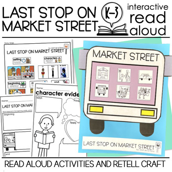 Preview of Last Stop on Market Street Interactive Read Aloud Activities | Sequencing Craft