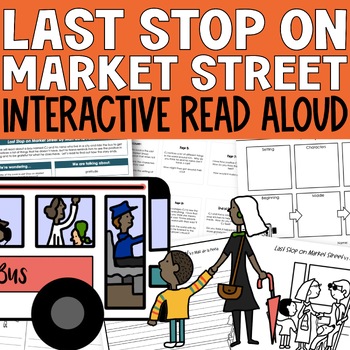 Preview of Last Stop on Market Street Craft Read Aloud and Activities Gratitude Activities