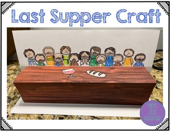 Preview of Last Supper Craft Activity