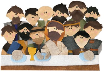 Last Supper {New Testament Interactive Bible Storytelling Printables}