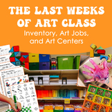 Last Week of Art Class Inventory Art Centers Art Room Jobs