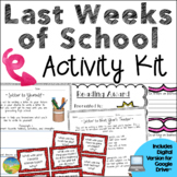 Last Weeks of School Activities for End of the Year - Digi