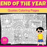 Last day of school Quotes Coloring Pages Sheets - Fun End 