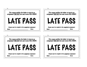 late work pass template
