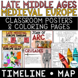 Late Middle Ages Medieval Europe Posters Timelines Maps Co