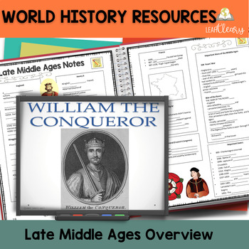 Preview of Late European Middle Ages Overview Presentation and Note Sheets