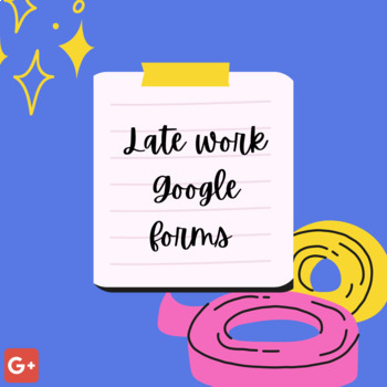 Preview of Late Work Google Forms- Editable 