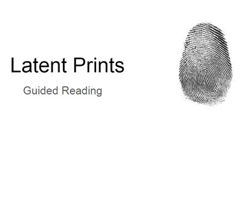 Preview of Latent Print Guided Reading