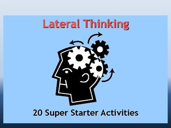 Preview of Lateral Thinking Activities / 20 Lateral Thinking Problems (with answers)