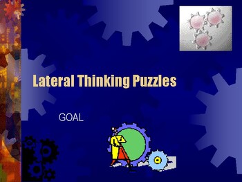 Preview of Lateral Thinking Puzzles / Exercises in Thinking out of the Box