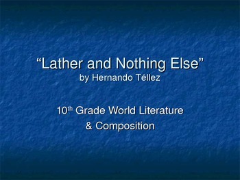 Preview of Lather and Nothing Else - by Hernando Tellez