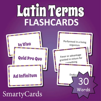 Preview of Latin Words Flashcards