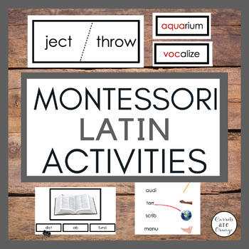 Preview of Latin Activities Pack
