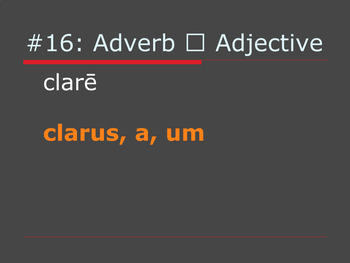 Preview of Latin Adverbs