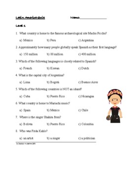 Latin Lives! Quiz, Languages