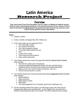 latin america research topics