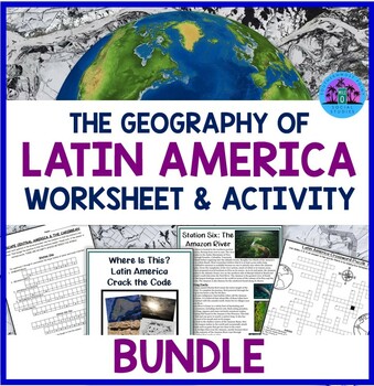 Preview of Latin America ❘ The Geography of Central America & South America Bundle