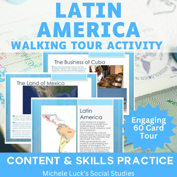Latin America Walking Tour on History, Culture, Geography, Economy Gallery Walk